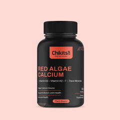 Red Algae Calcium with Vitamin D3 + Vitamin K2 M-7 + Trace Minerals