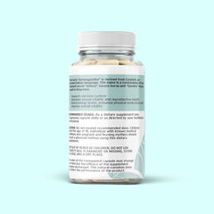 Ashwagandha capsule back