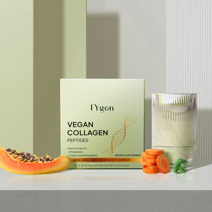 Fygen vegan collagen peptides supplement for skin hair nails and joint support
